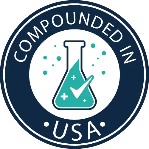 Compounded in the USA by licensed pharmacies